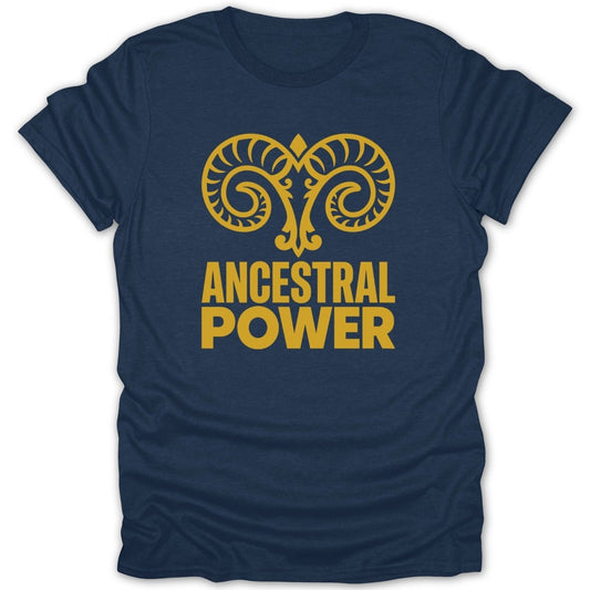 Ram's Horn Ancestral Power Tee - Zion Threadz