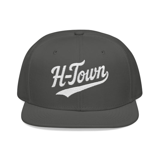 Dark grey baseball cap with white "H-Town" text embroidered on the front.