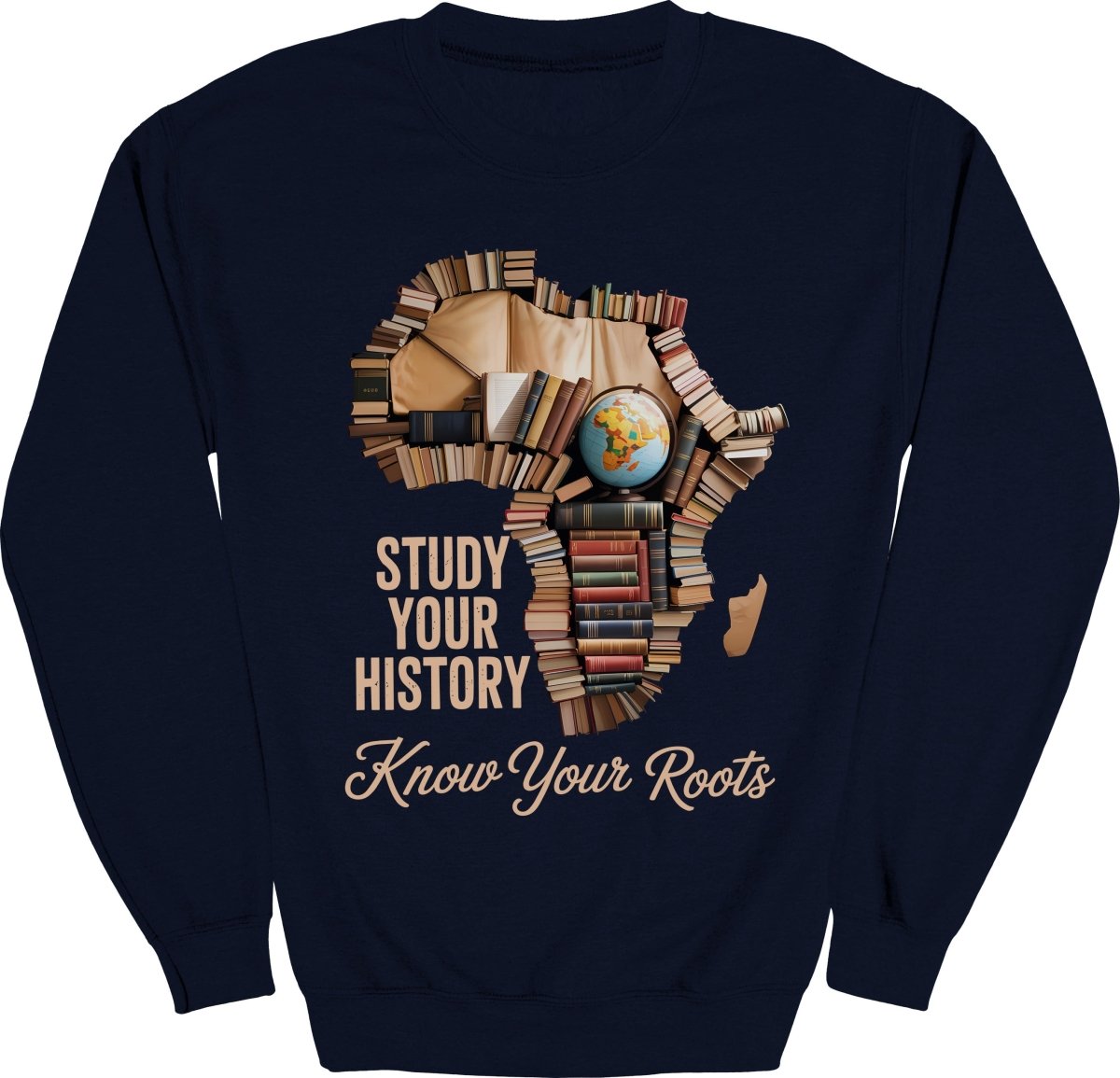 Africa Book Map Sweatshirt - Zion Threadz