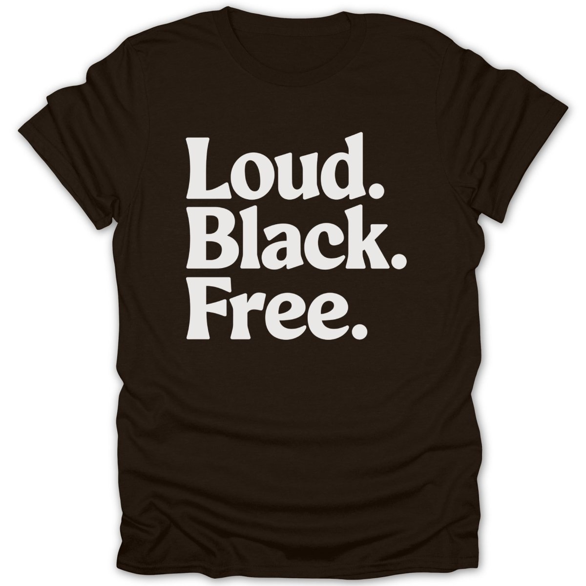 Loud Black Free Tee - Zion Threadz