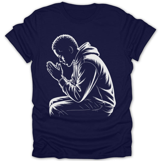 Man Praying Tee - Zion Threadz