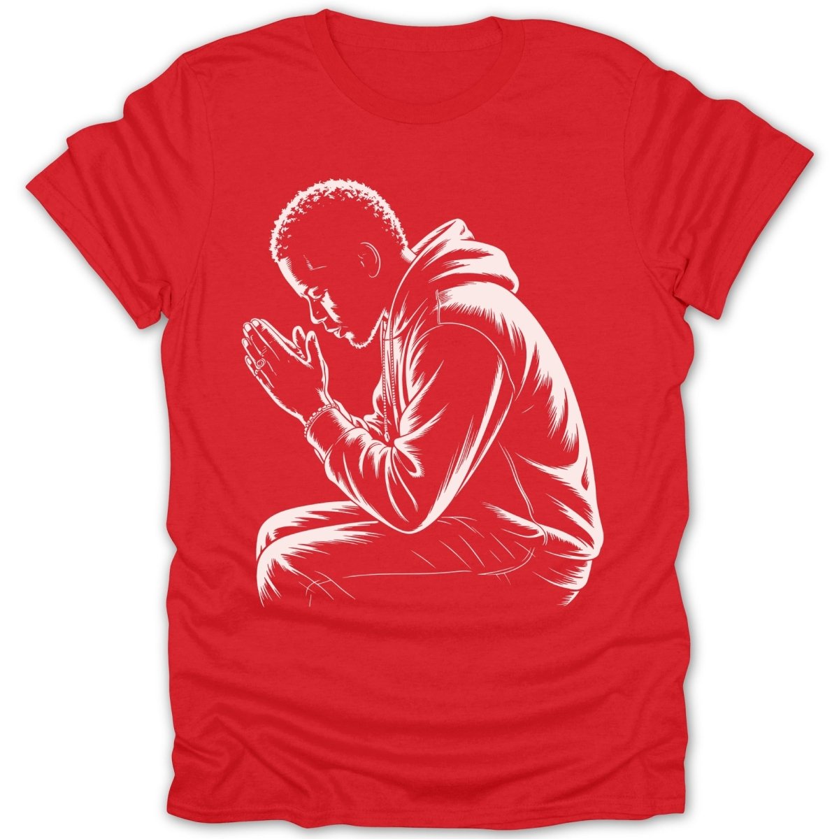 Man Praying Tee - Zion Threadz