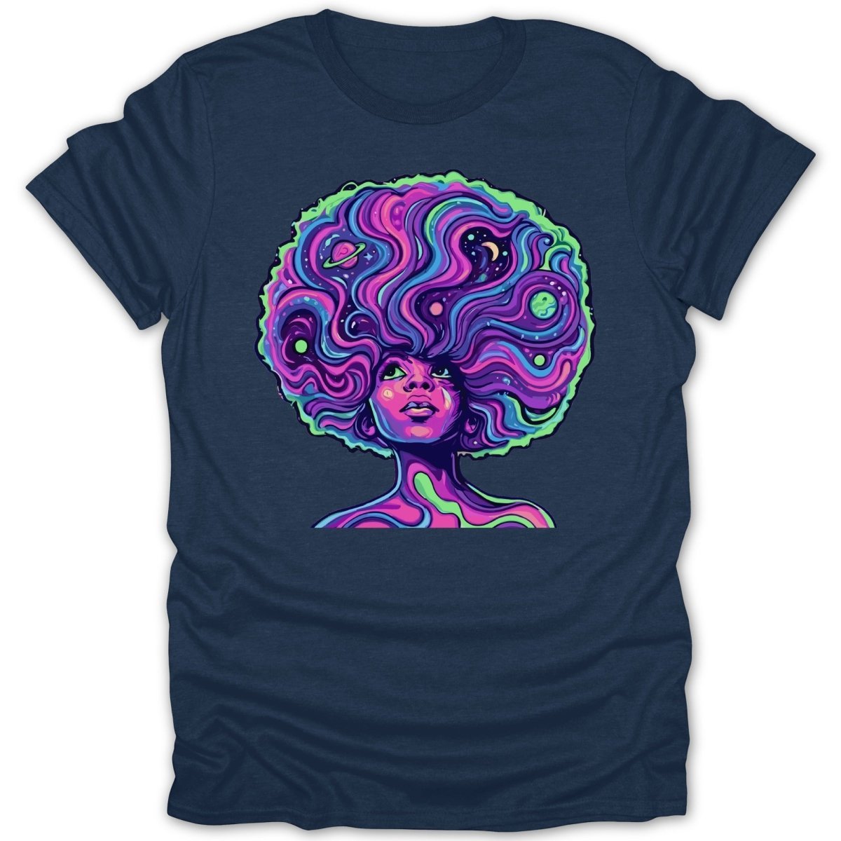 Cosmic Dreamer Black Girl Tee - Zion Threadz