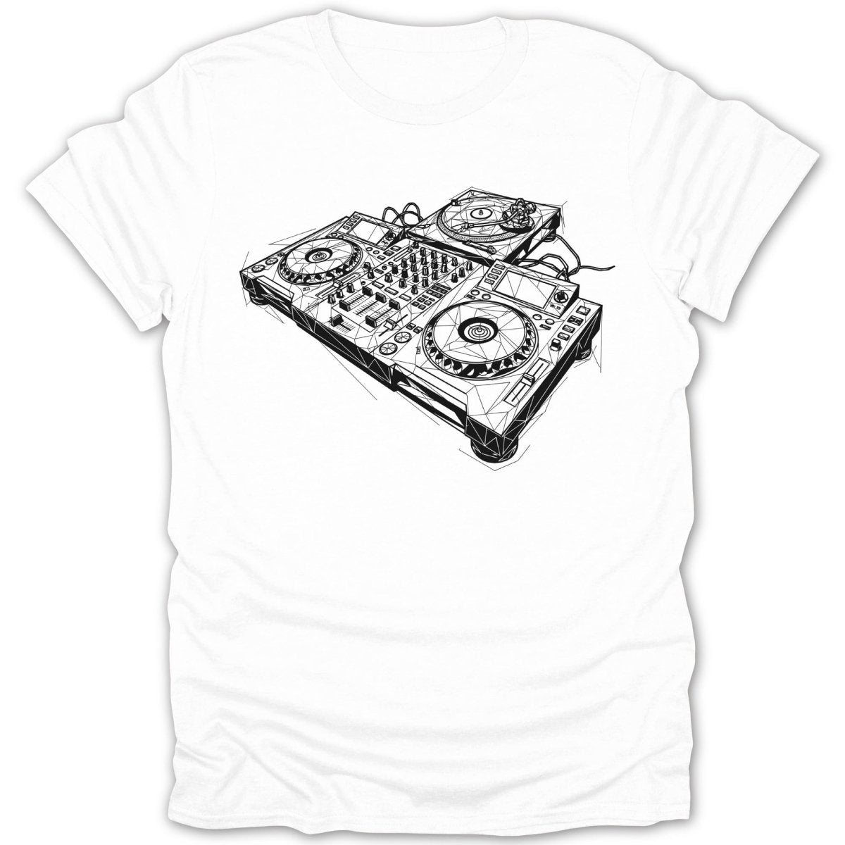 Abstract DJ Mixing Console Tee - Zion Threadz
