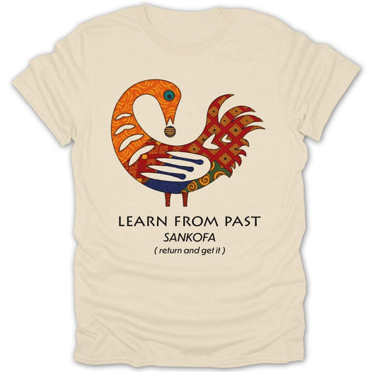 Sankofa Learn From Past Tribal 2 Tee - Zion Threadz
