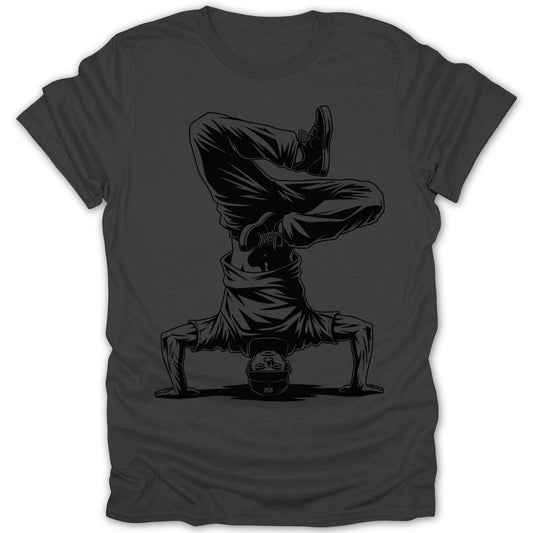 Headstand Breakdancer B Boy Tee - Zion Threadz