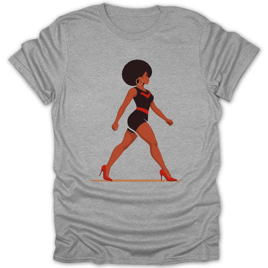 Ebony Power Stride Tee - Zion Threadz