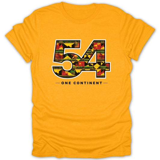 54 One Continent Kente Pattern Tee - Zion Threadz