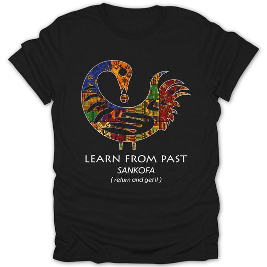 Sankofa Adinkra Learn From Past Tribal Tee - Zion Threadz