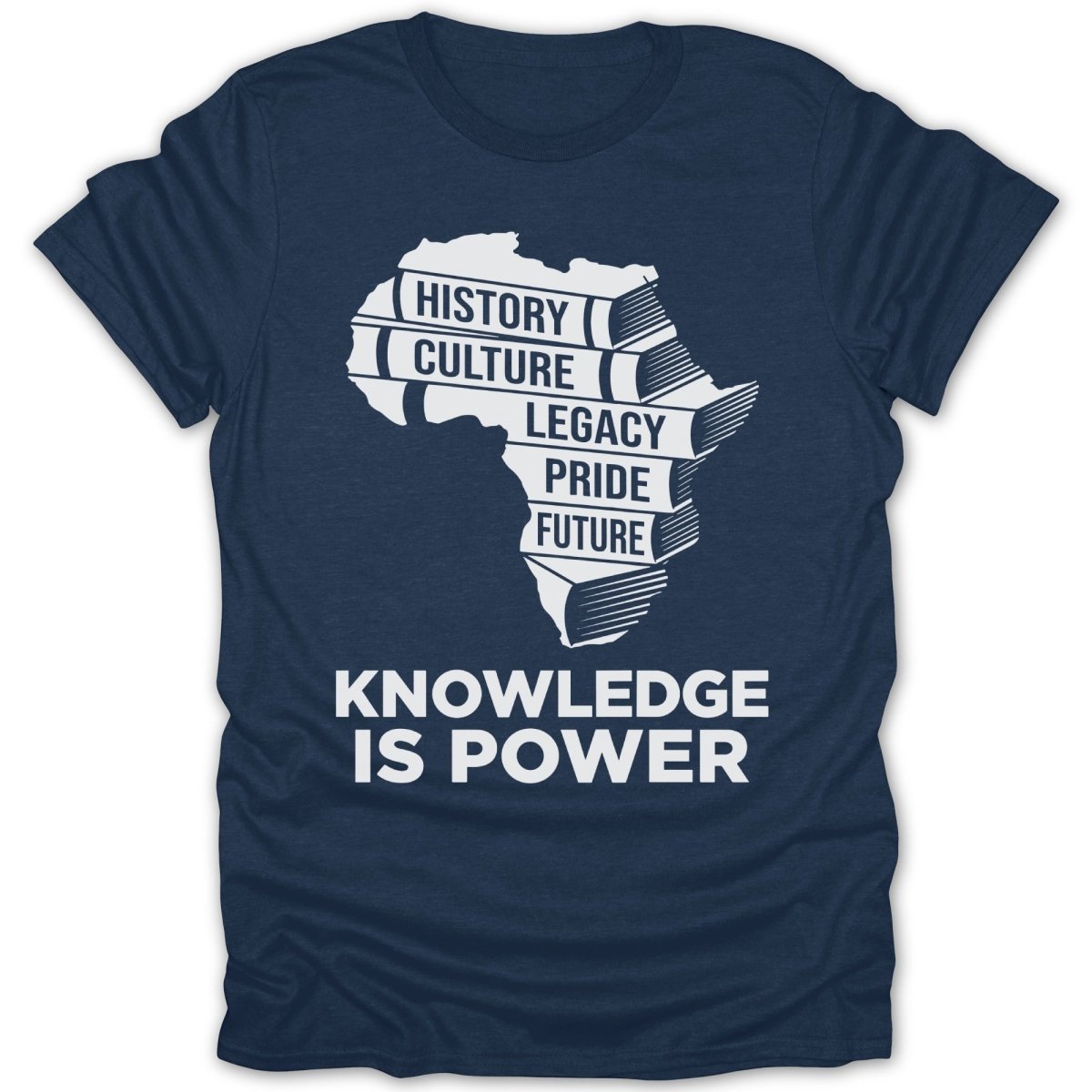 Knowledge Is Power Africa Books Tee - Zion Threadz