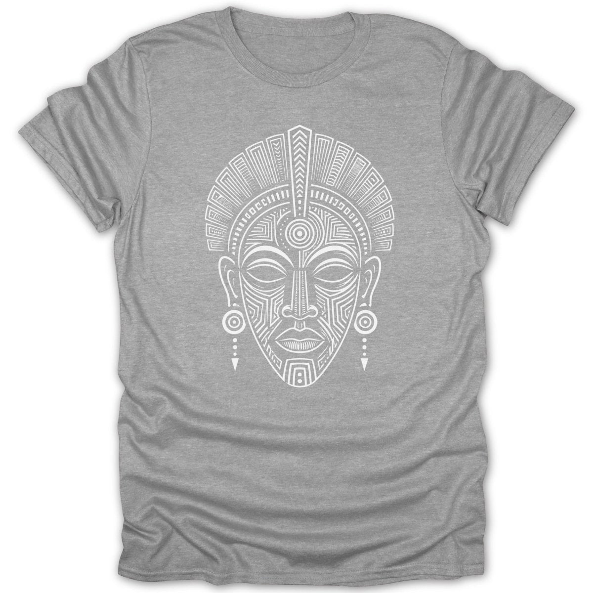 Ancient Spirit Wood Pattern Mask Tee - Zion Threadz