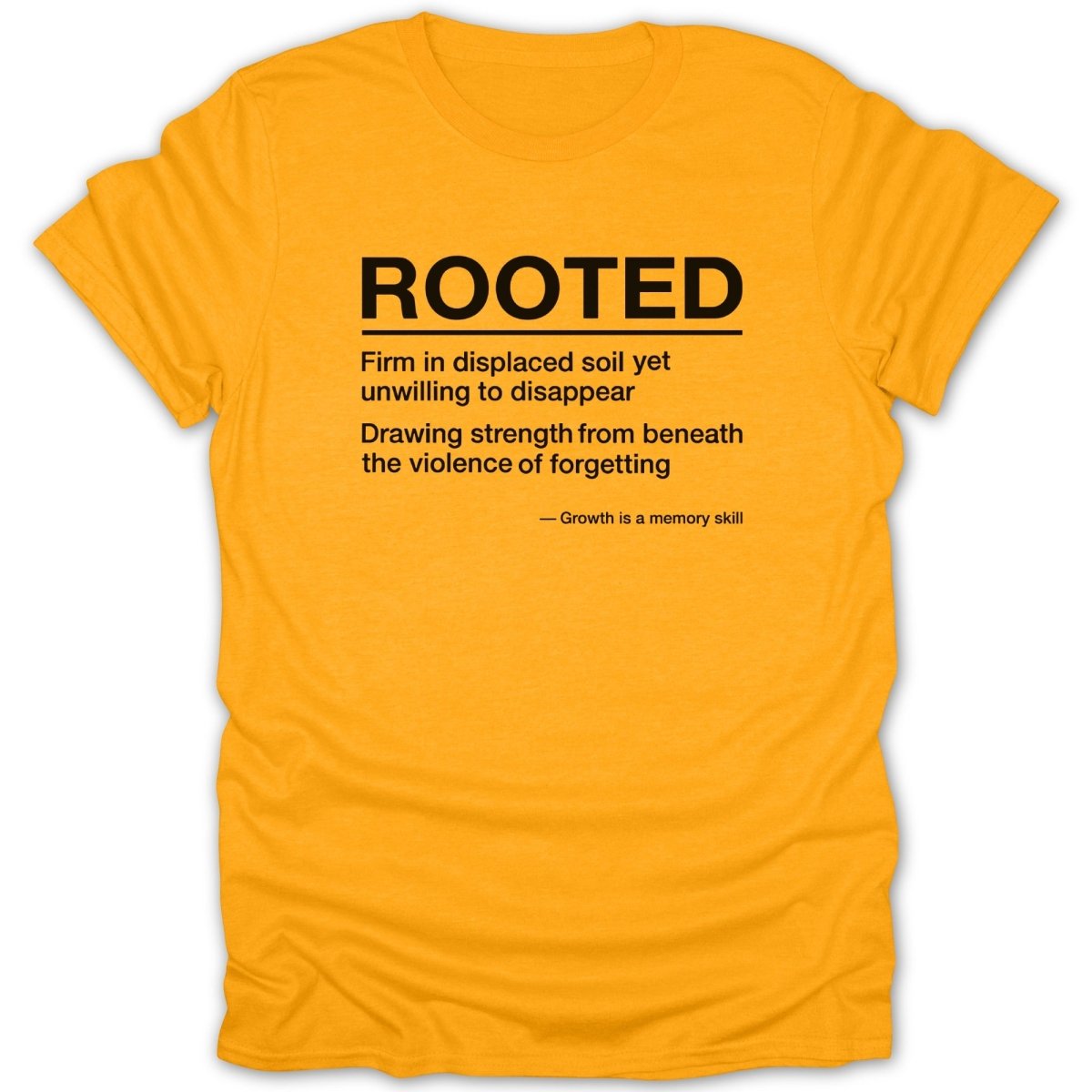 Rooted Description Quote Tee - Zion Threadz