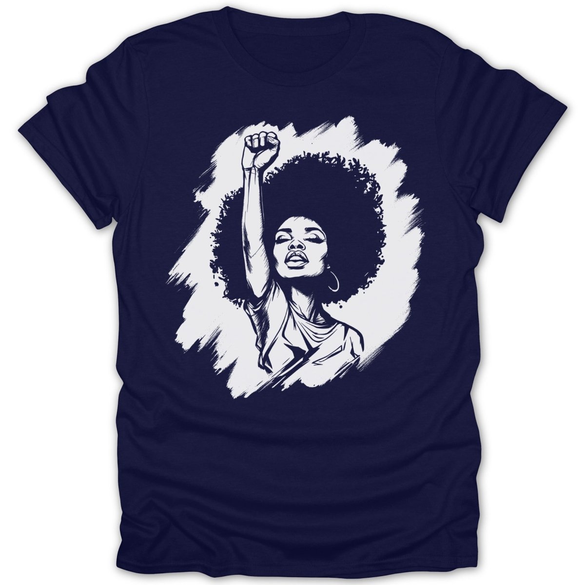 Afro Woman Power Tee - Zion Threadz