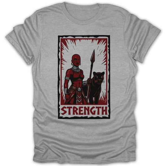 Strength Warrior & Panther Tee - Zion Threadz