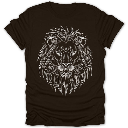 Majestic Lion Head Tee - Zion Threadz