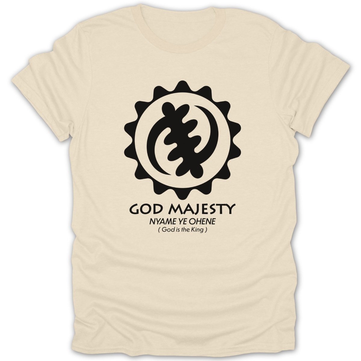 Adinkra Nyame Ye Ohene Tee - Zion Threadz