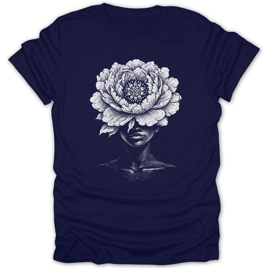 Floral Peony Woman Tee - Zion Threadz