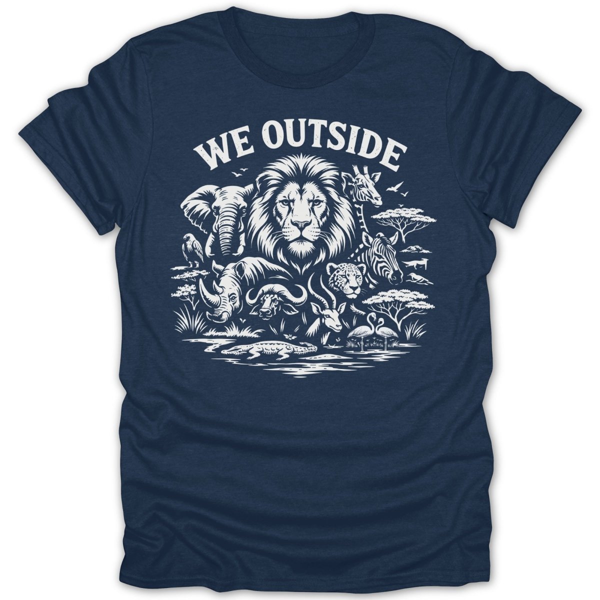 We Outside Safari Tee - Zion Threadz