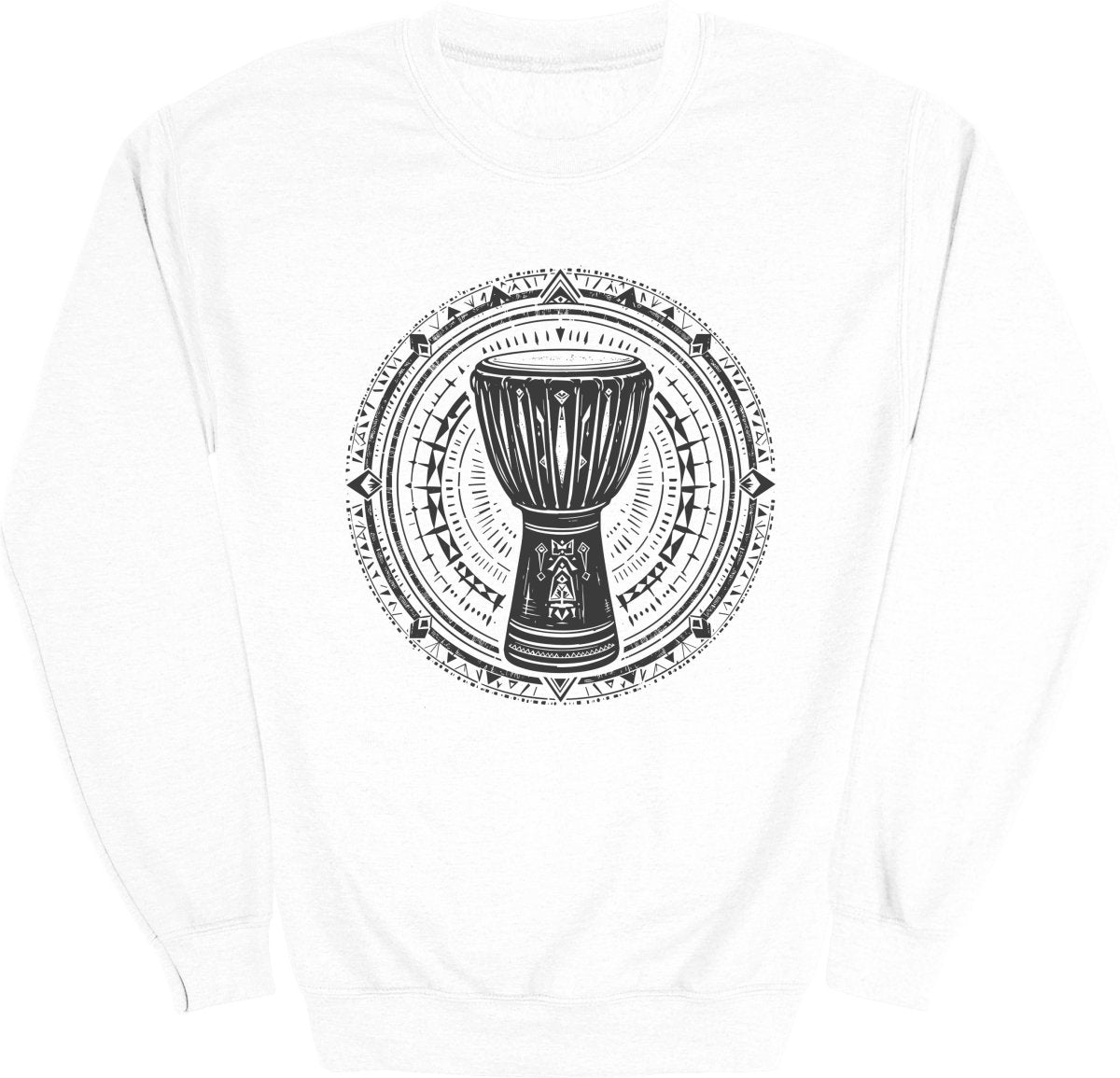 Djembe Drum Art Sweatshirt - Zion Threadz