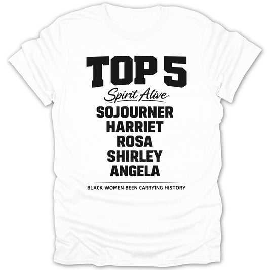 Top 5 Spirit Alive Black Women Been Carrying History Shirt