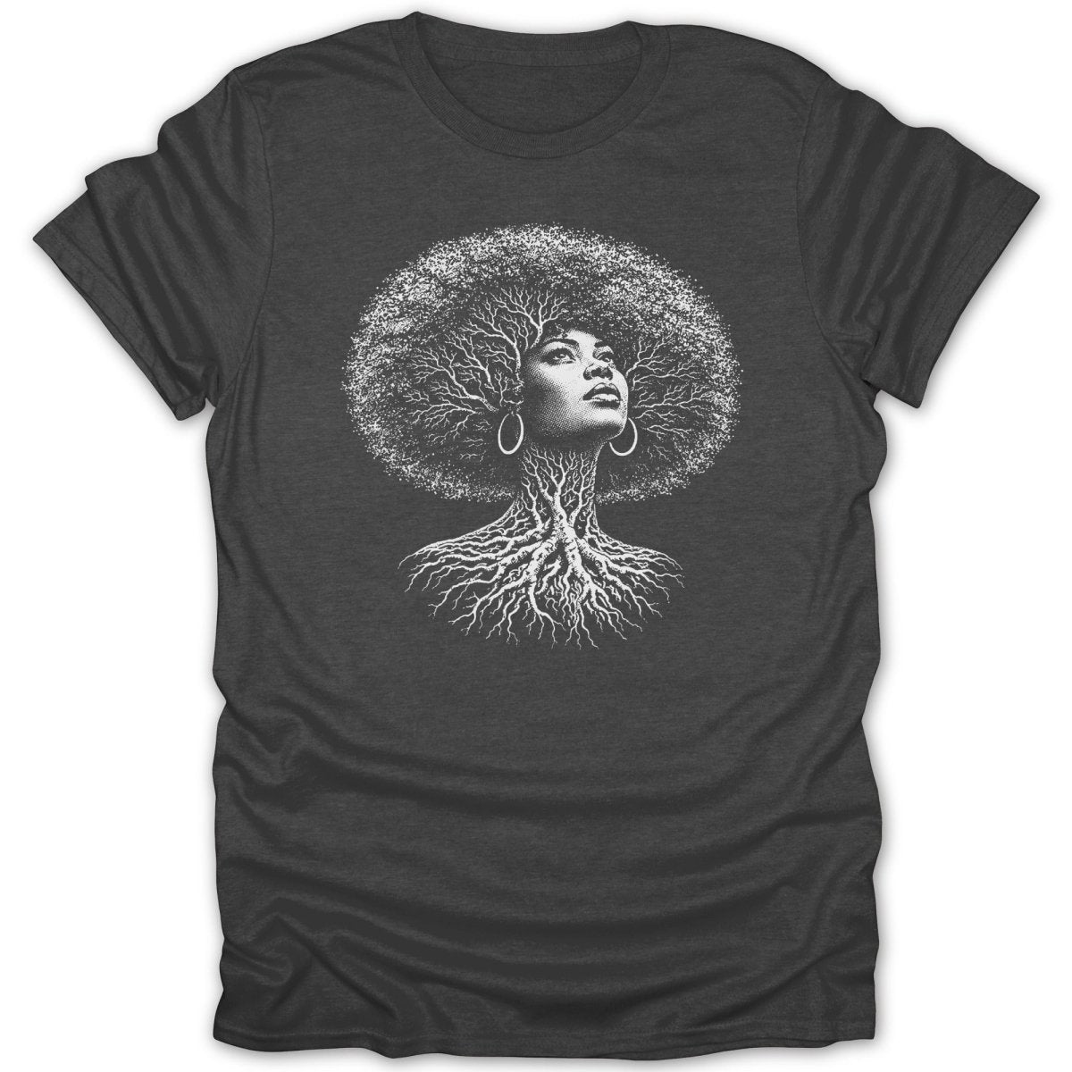 Afro Girl Roots Tee - Zion Threadz