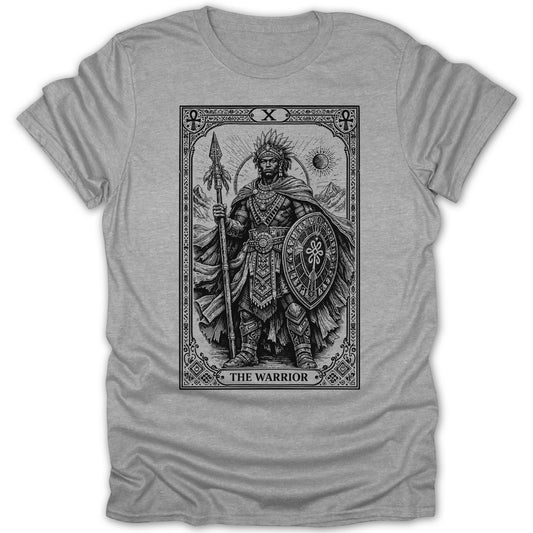 The Warrior Tarot Card X Ankh Symbol Mystic Art product type