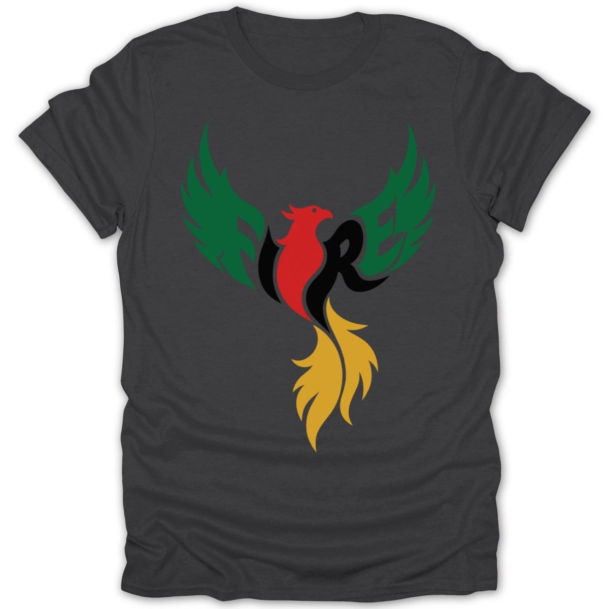 Fire Phoenix RBG Tee - Zion Threadz