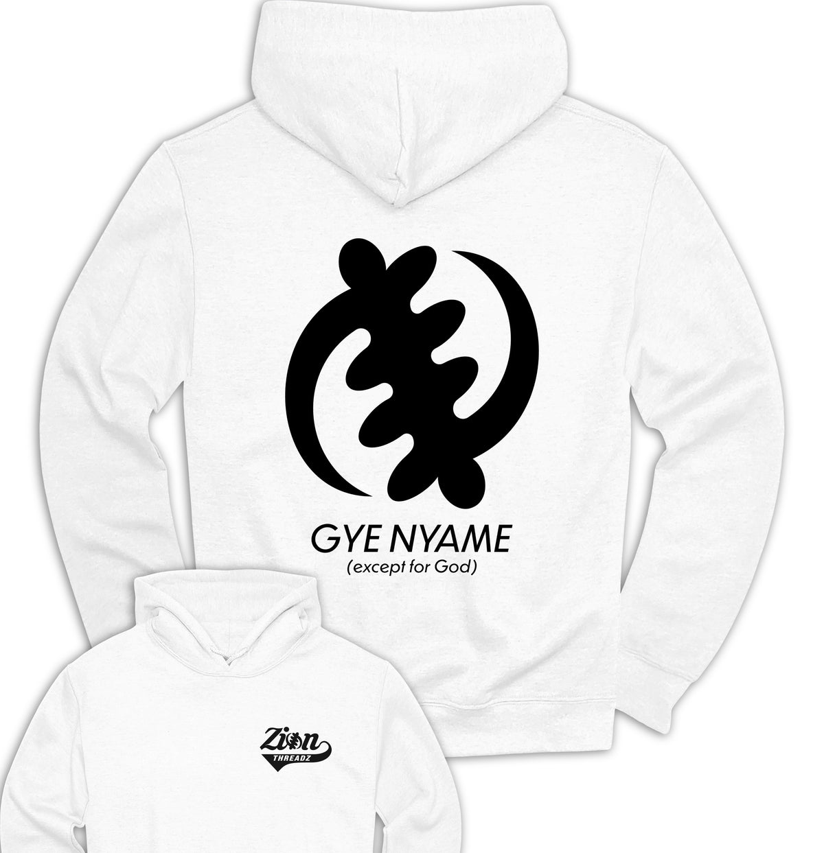 GYE NYAME Except for God Hoodie Perfect for Everyday Wear