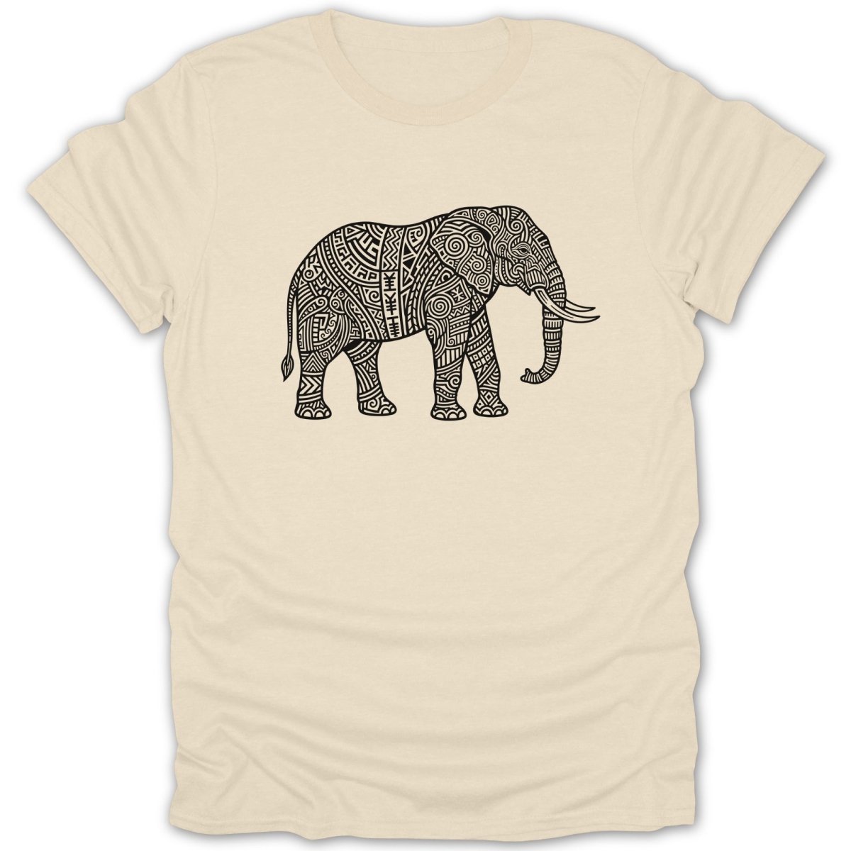 Tribal Elephant Pattern Tee - Zion Threadz