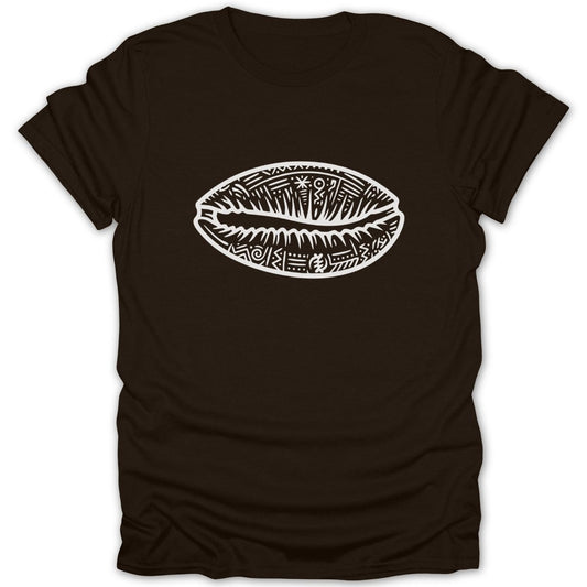 Cowrie Shell Adinkra Tee - Zion Threadz