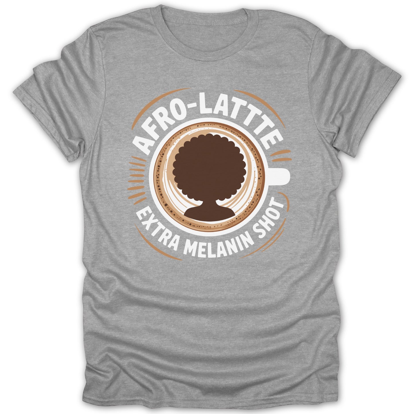 Afro-Latte Extra Melanin Shot T-shirt product