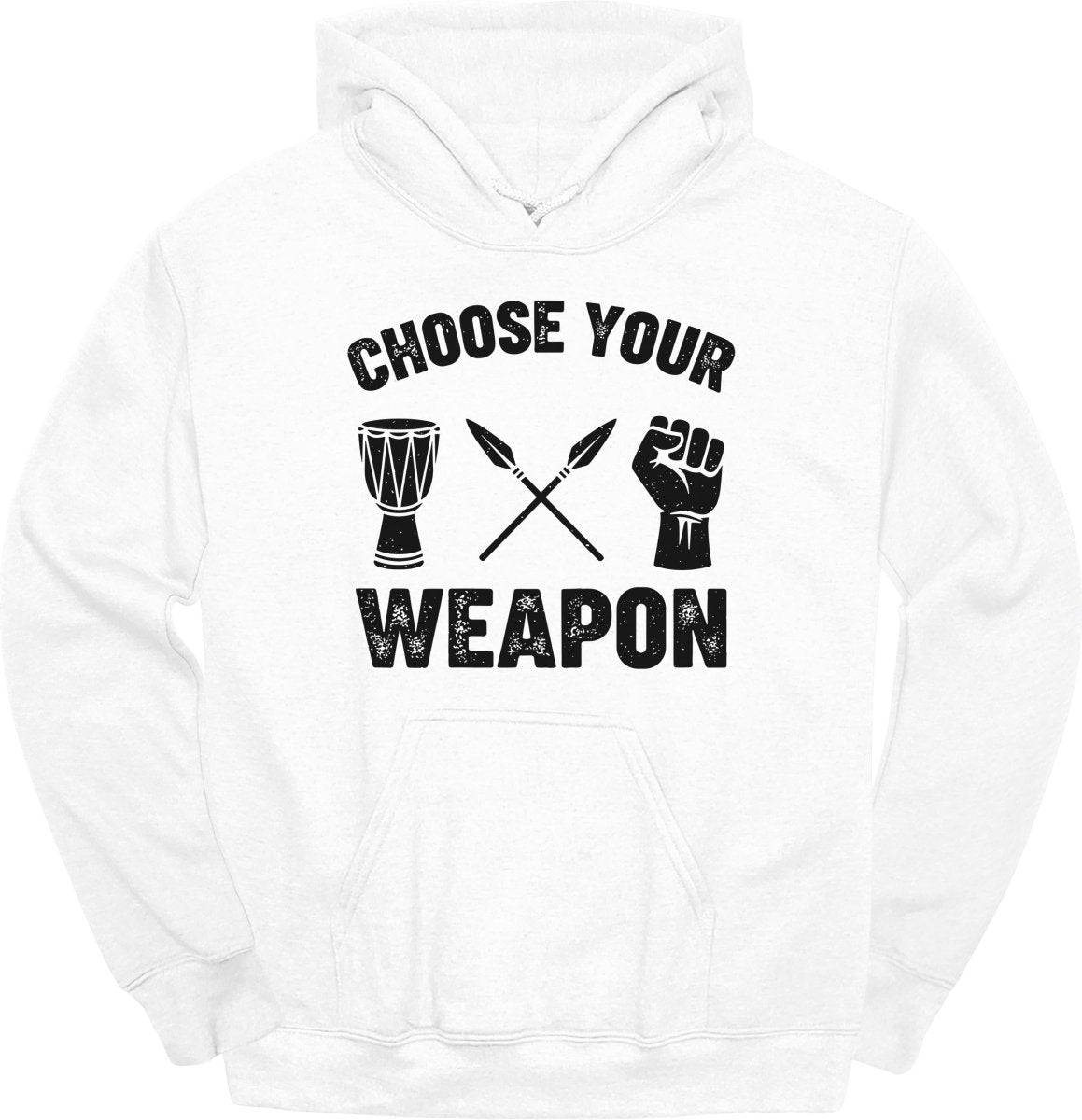 Choose Your Weapon Hoodie - Zion Threadz