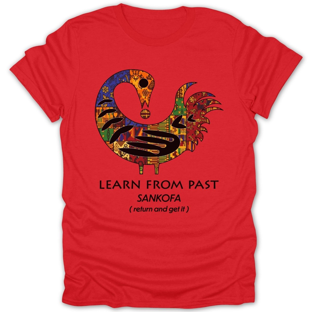 Sankofa Adinkra Tribal W Tee - Zion Threadz