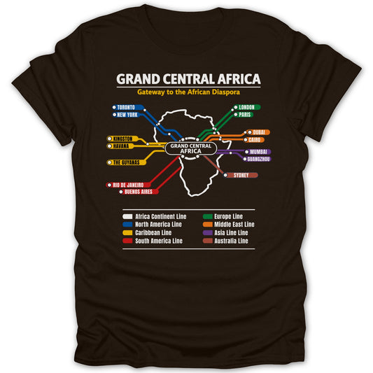 Grand Central Africa Gateway to the African Diaspora shirt