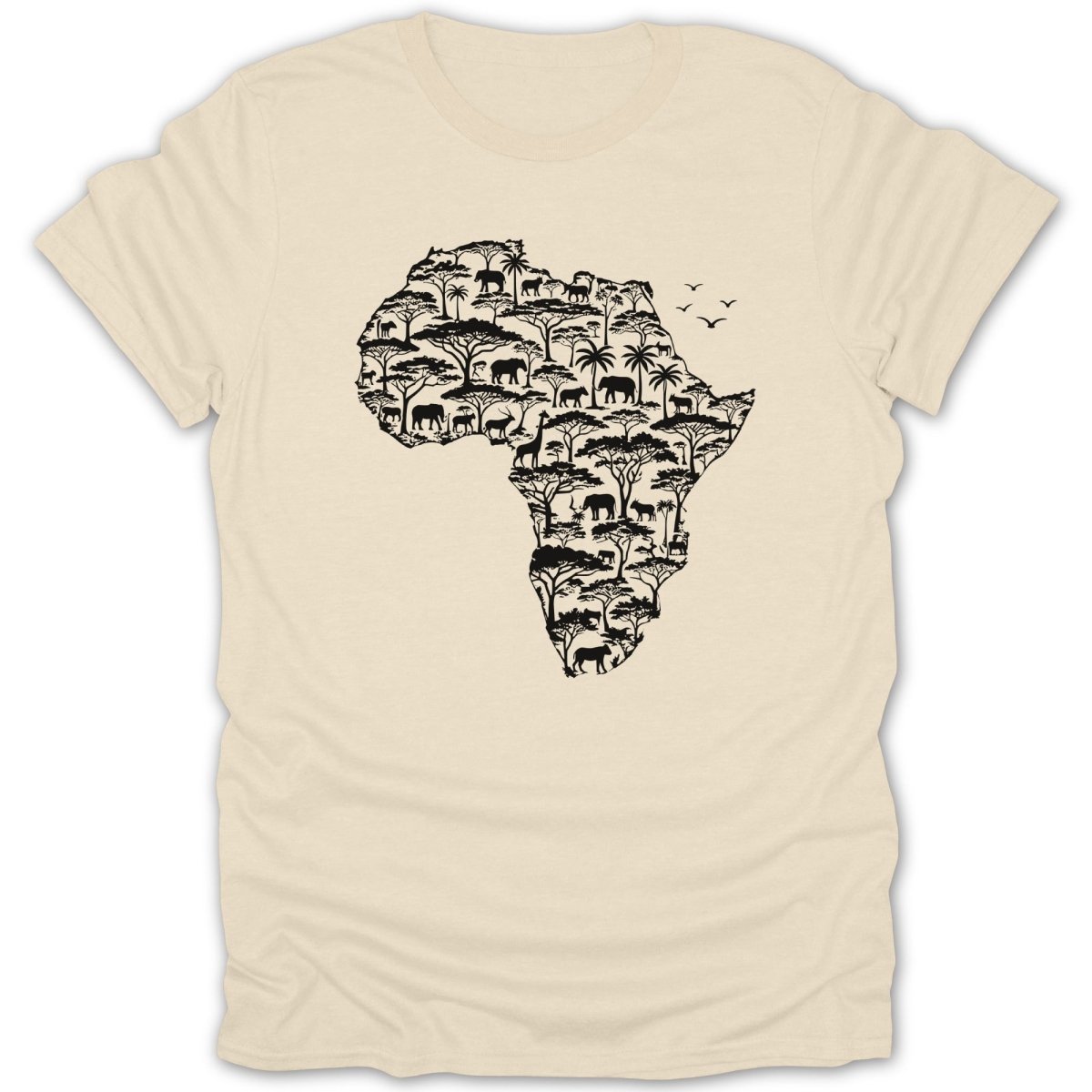 Wildlife Safari in Africa Shape Tee - Zion Threadz
