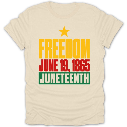 Juneteenth Freedom Legacy Tee - Zion Threadz