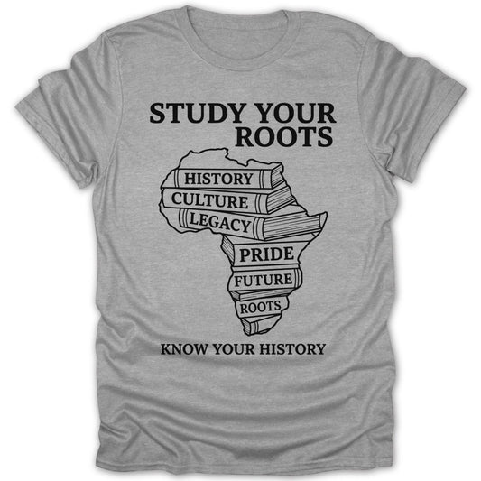 Study Your Roots African Books Tee - Zion Threadz