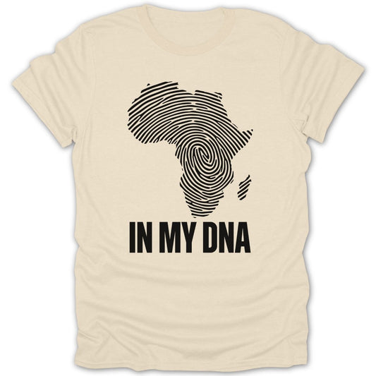 In My DNA Africa Map Tee - Zion Threadz