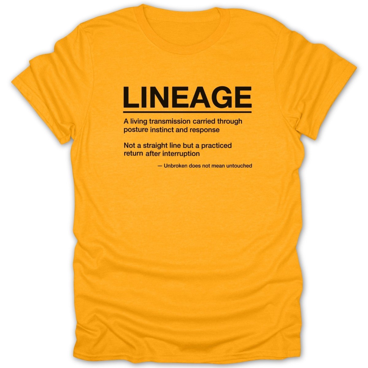 Lineage Description Quote Tee - Zion Threadz
