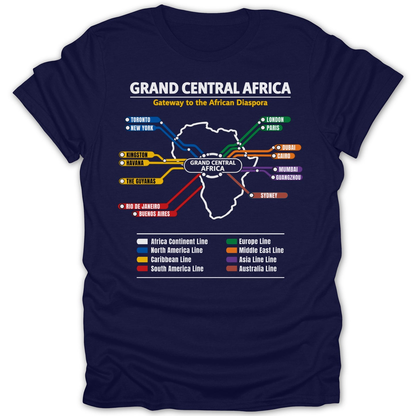 Grand Central Africa Gateway to the African Diaspora Shirt