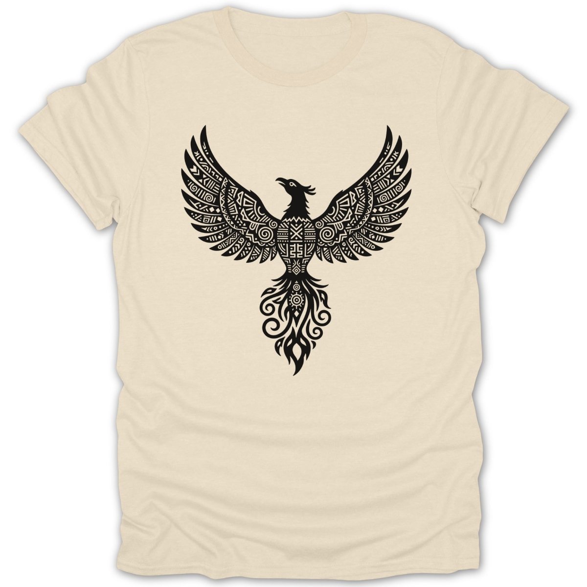 Phoenix Rises Tribal Pattern Tee - Zion Threadz