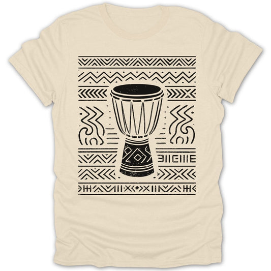 Tribal Drum Pattern Tee - Zion Threadz