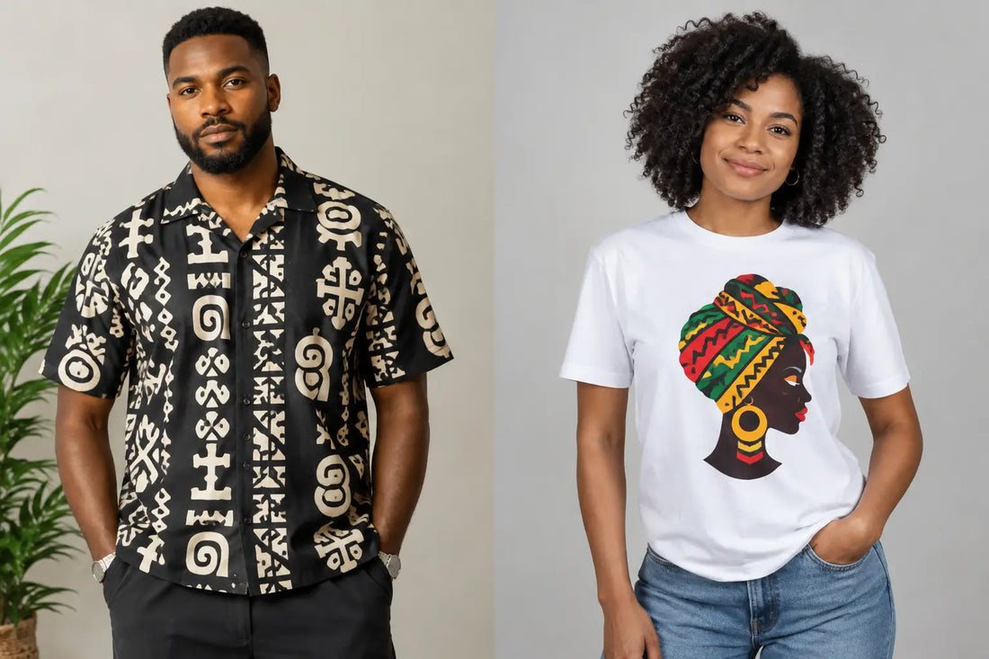 Adinkra Shirts vs Slogan Tees for Your Voice