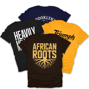 Bundle 4 Shirts - Zion Threadz