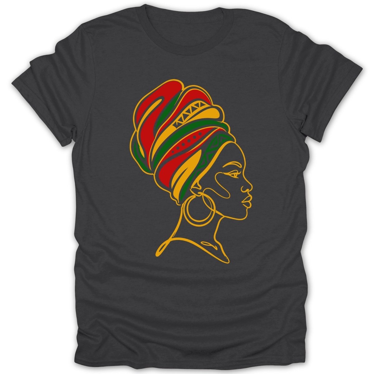 Juneteenth Essence Headwrap Tee - Zion Threadz