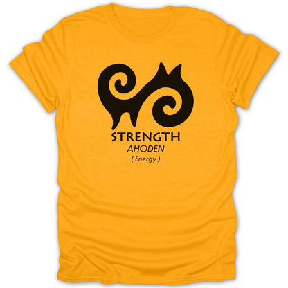 Adinkra Ahoden Strength Tee - Zion Threadz