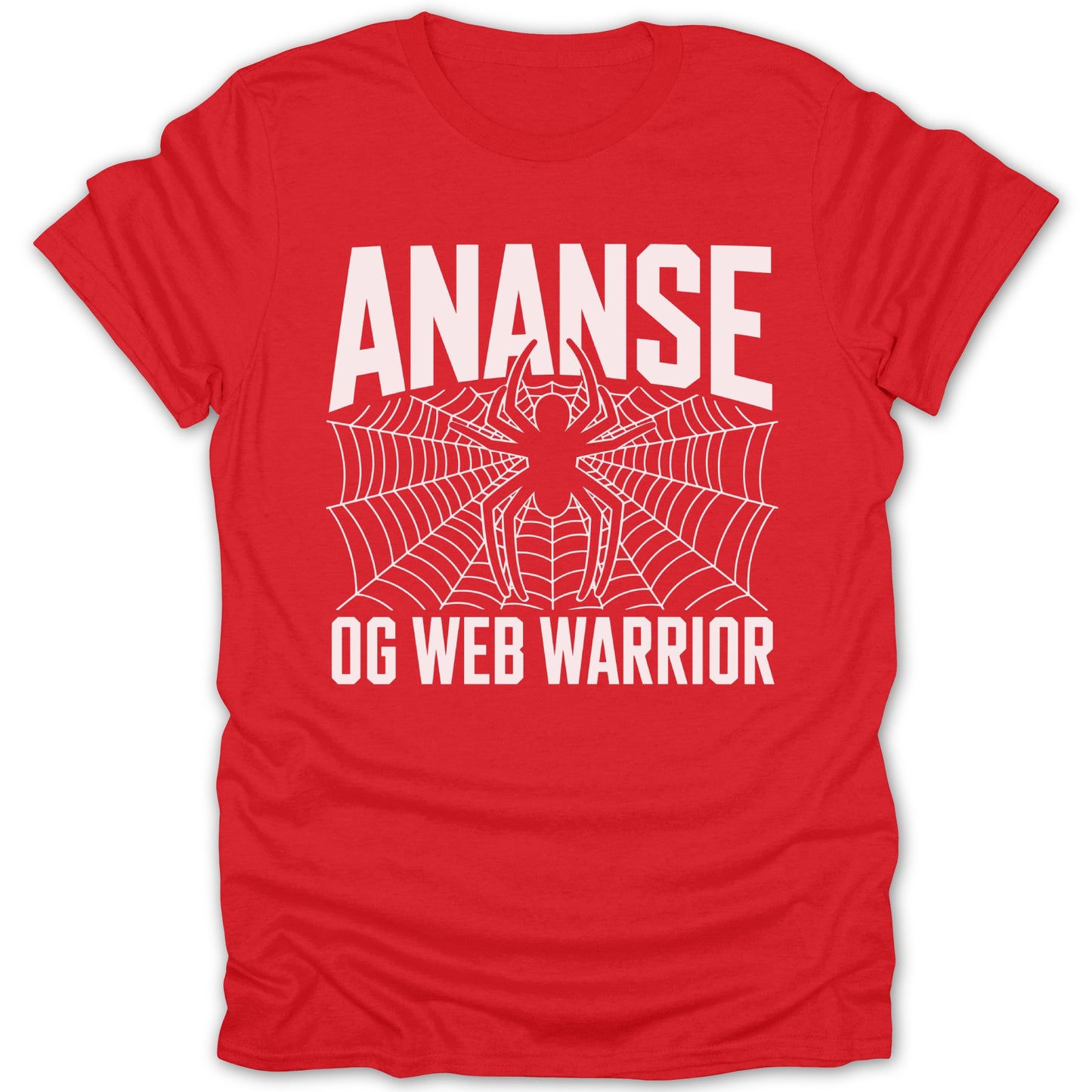 ANANSE OG WEB WARRIOR Design Graphic Tee Shirt