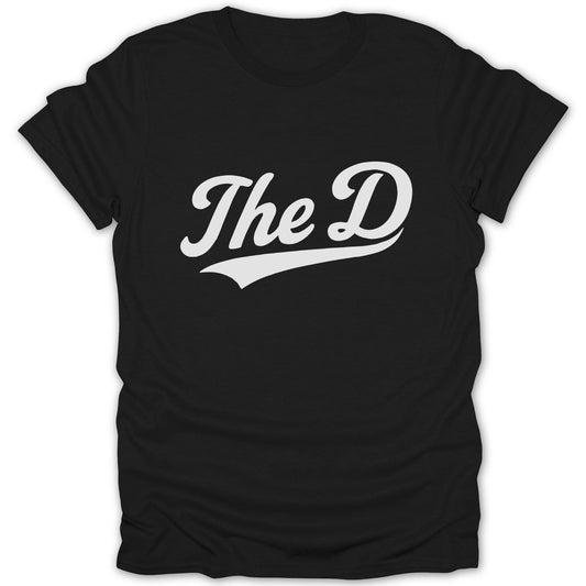 The D Graphic Tee Shirt Stylish Black T-Shirt product type
