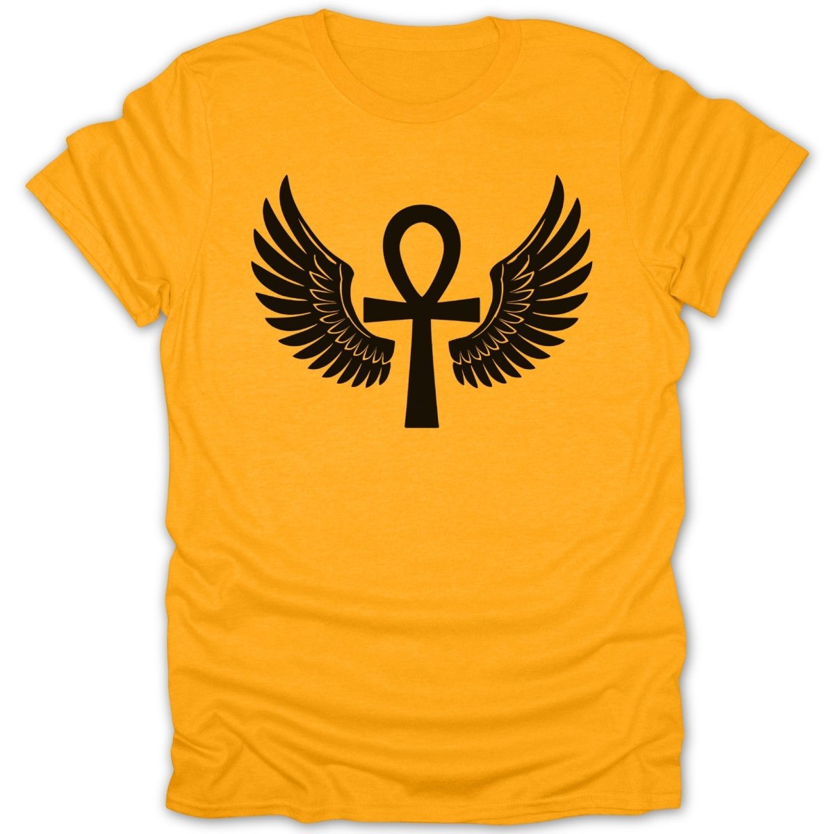 Winged Ankh Symbol Tee - Zion Threadz
