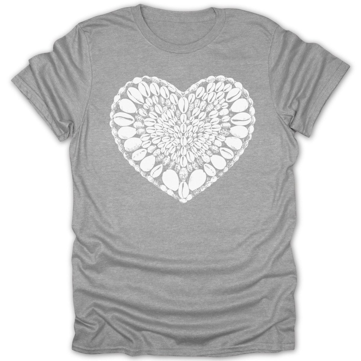Cowrie Shell Heart Shape Tee - Zion Threadz